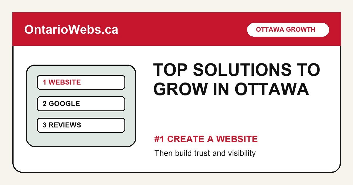 Top solutions to grow your business in Ottawa